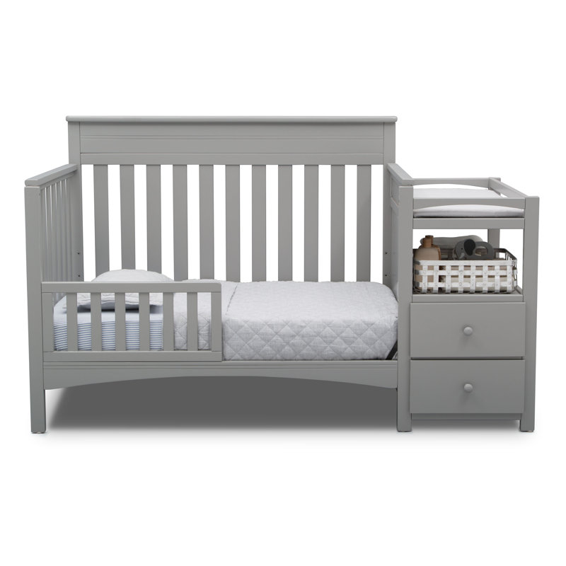 Delta Children Presley 3in1 Convertible Crib and Changer & Reviews